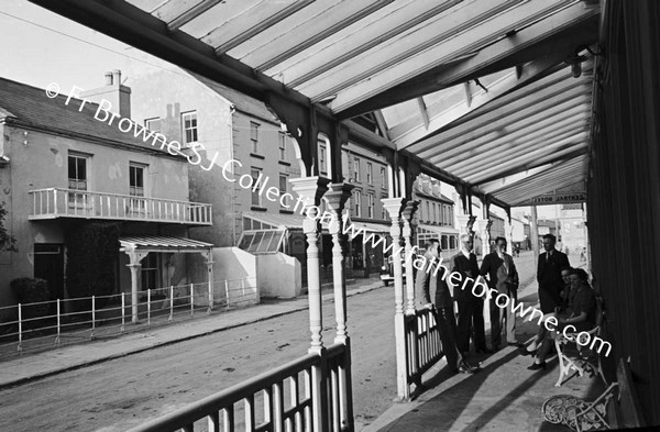 CENTRAL HOTEL  FRONT AND VERANDAH